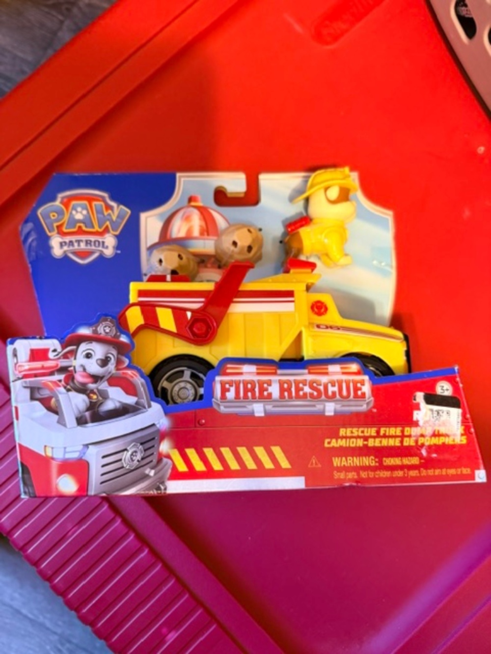 Paw Patrol Rubble fire rescue playset